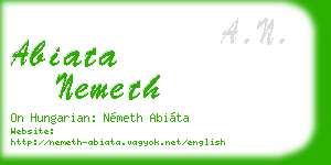 abiata nemeth business card